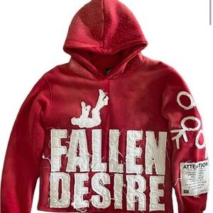 Red Graphic Hoodie